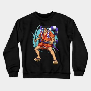 one piece - Kozuki Oden Crewneck Sweatshirt